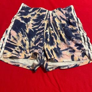 Adidas Tie-dye shorts with waistband